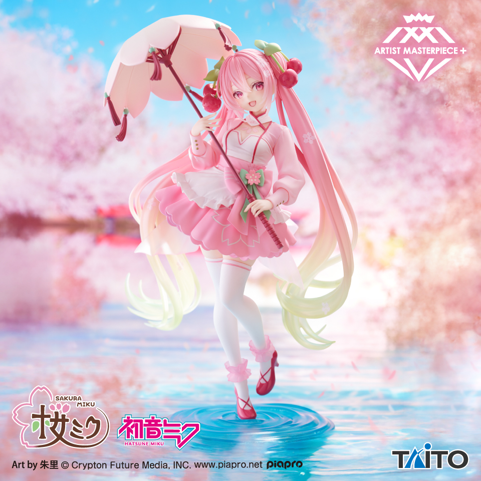 桜ミク　AMP＋ フィギュア～桜ドレスver．～