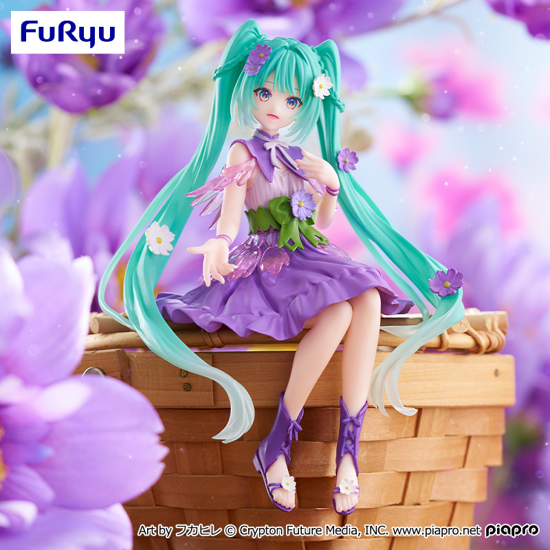 初音ミク ぬーどるストッパーフィギュア Flower Fairyー紫のコスモスー