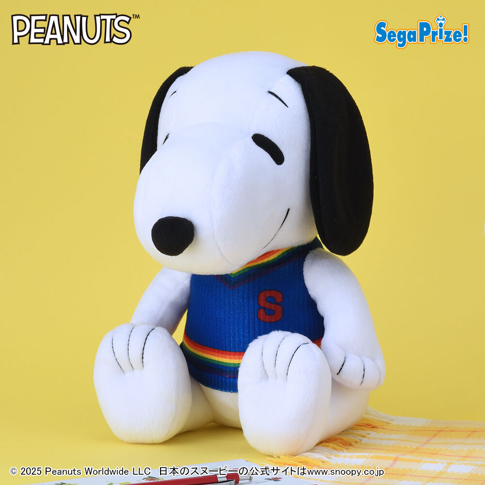 SNOOPY™　Lぬいぐるみ　カラフルベストVer．