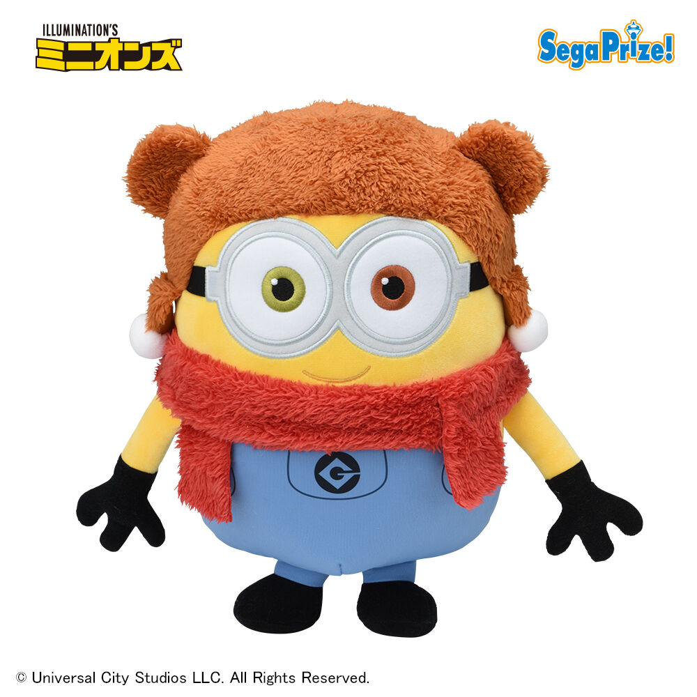 ミニオン　Lぬいぐるみ“ボブ＆ゆきだるまティム”