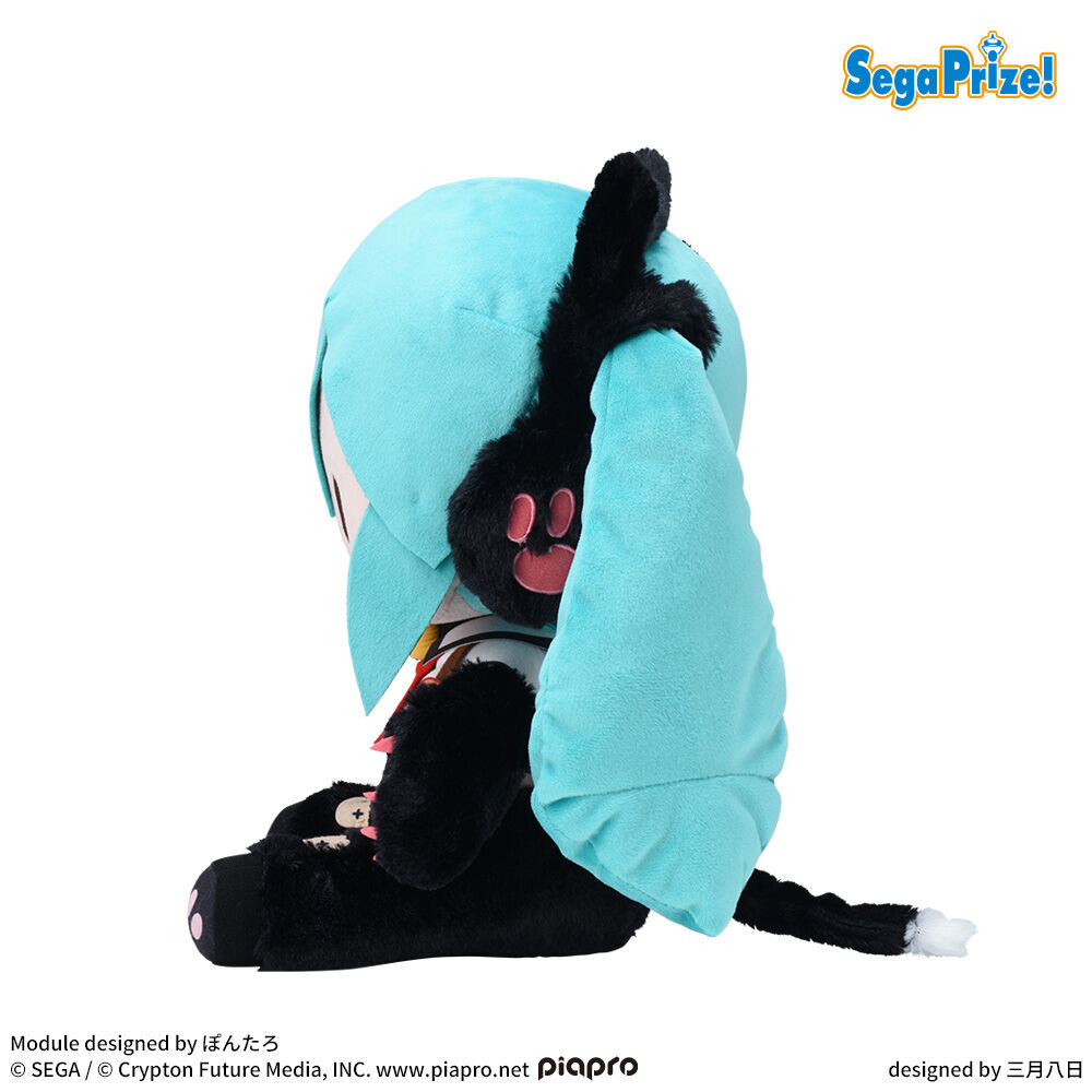 初音ミク Project DIVA Arcade Future Tone　ふわぷち　LLぬいぐるみ“初音ミク-にゃんこ”