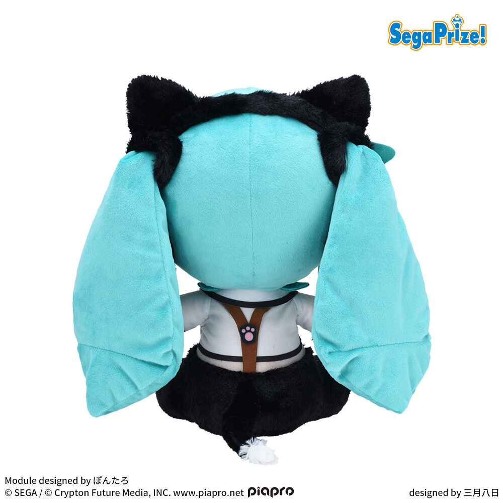 初音ミク Project DIVA Arcade Future Tone　ふわぷち　LLぬいぐるみ“初音ミク-にゃんこ”