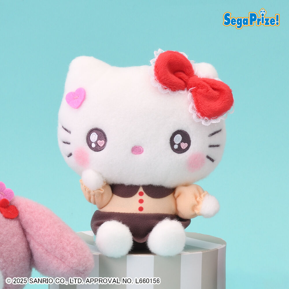 ゆるかわ　サンリオキャラクターズ　ぬいぐるみ　チョコケーキ（EX）