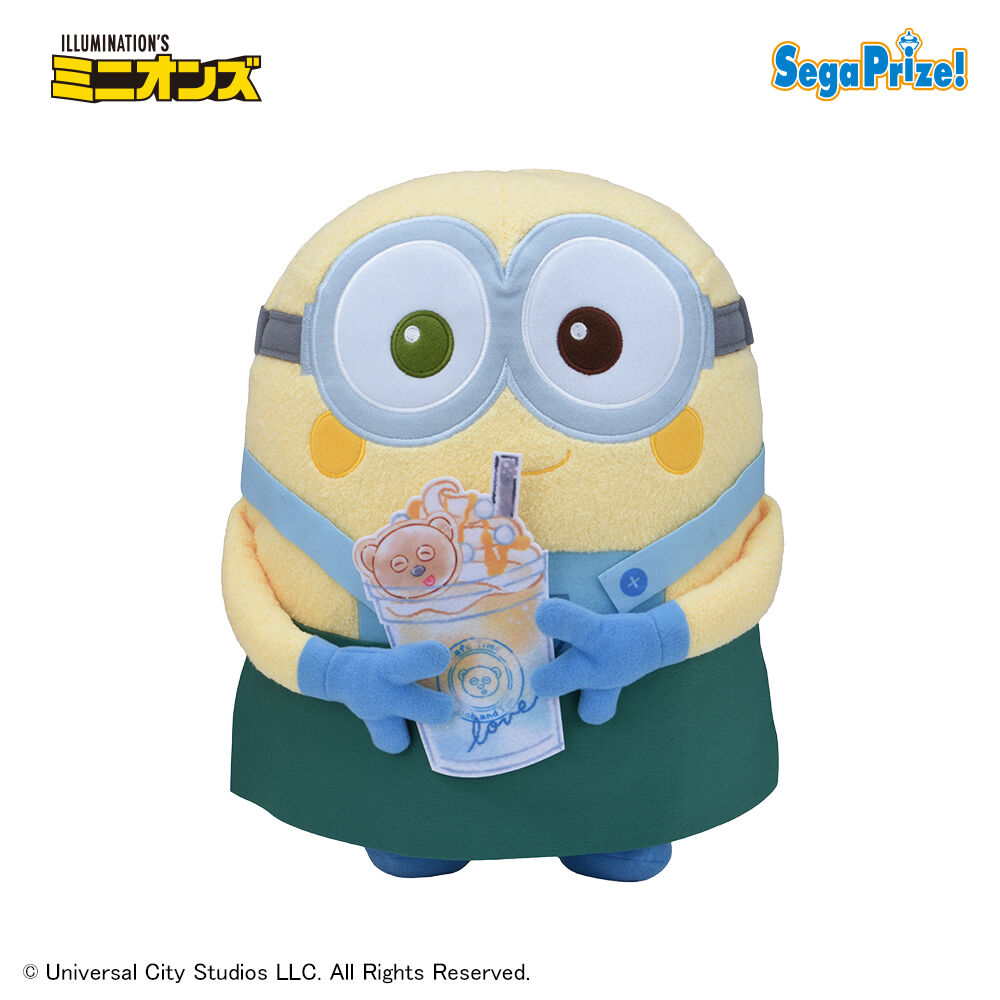 ミニオン　Lぬいぐるみ“ボブ＆ティム”　カフェタイム