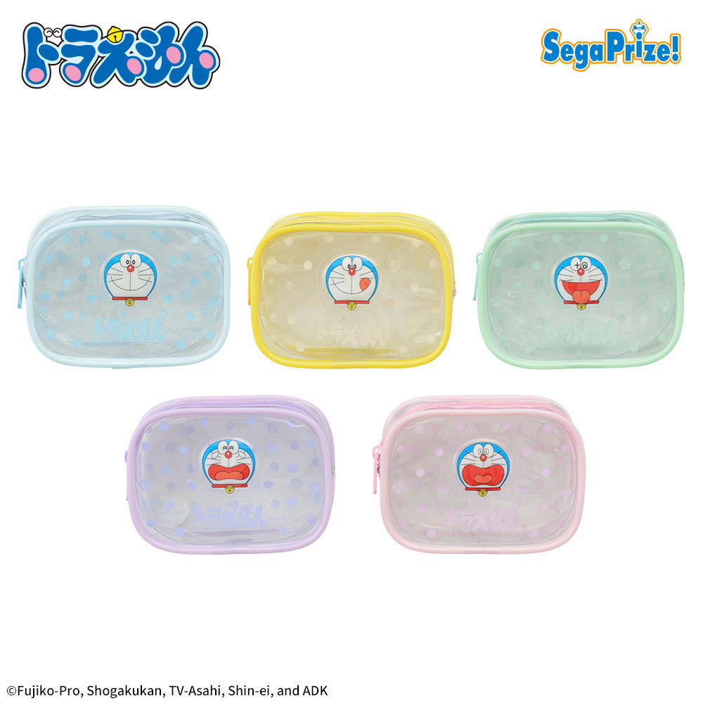 ドラえもん　ぷくぷくクリアミニポーチ