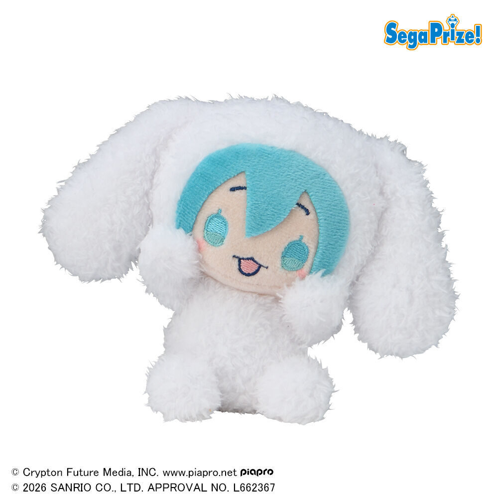 初音ミク×シナモロール　ひょこぴょこ　マスコット（EX）