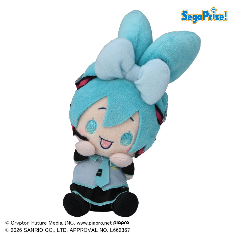 初音ミク×シナモロール　ひょこぴょこ　マスコット（EX）