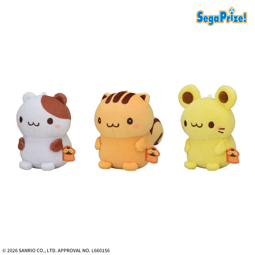 ゆるかわ　サンリオキャラクターズ　ぽちゃちま　マスコット“チームプリン”