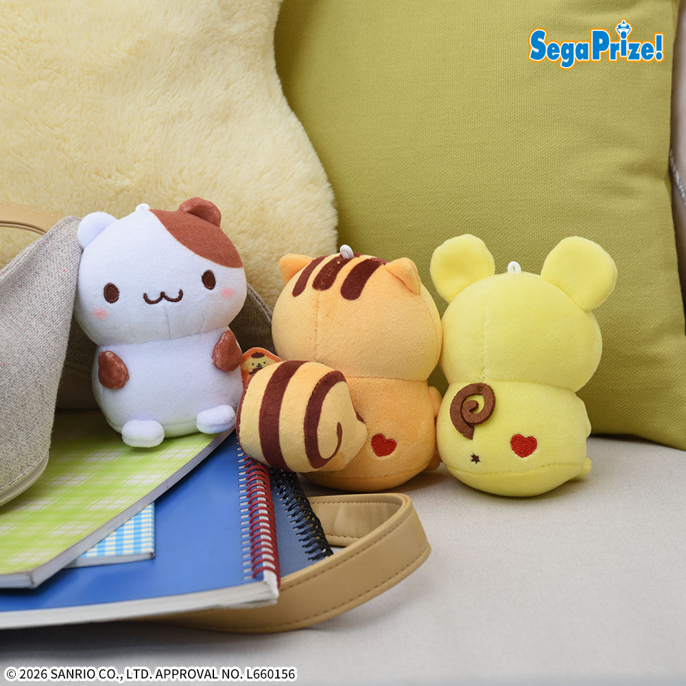 ゆるかわ　サンリオキャラクターズ　ぽちゃちま　マスコット“チームプリン”