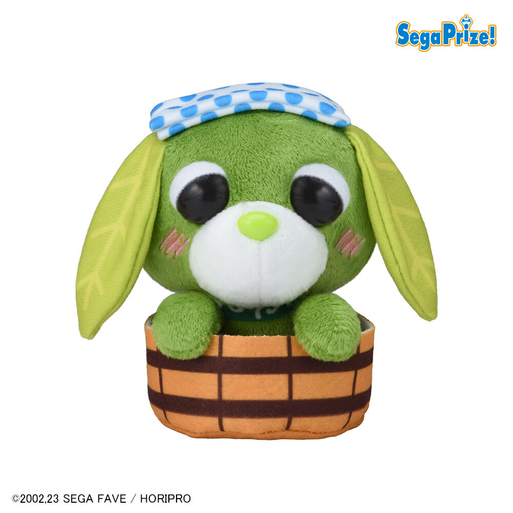 お茶犬　マスコット　温泉お茶犬