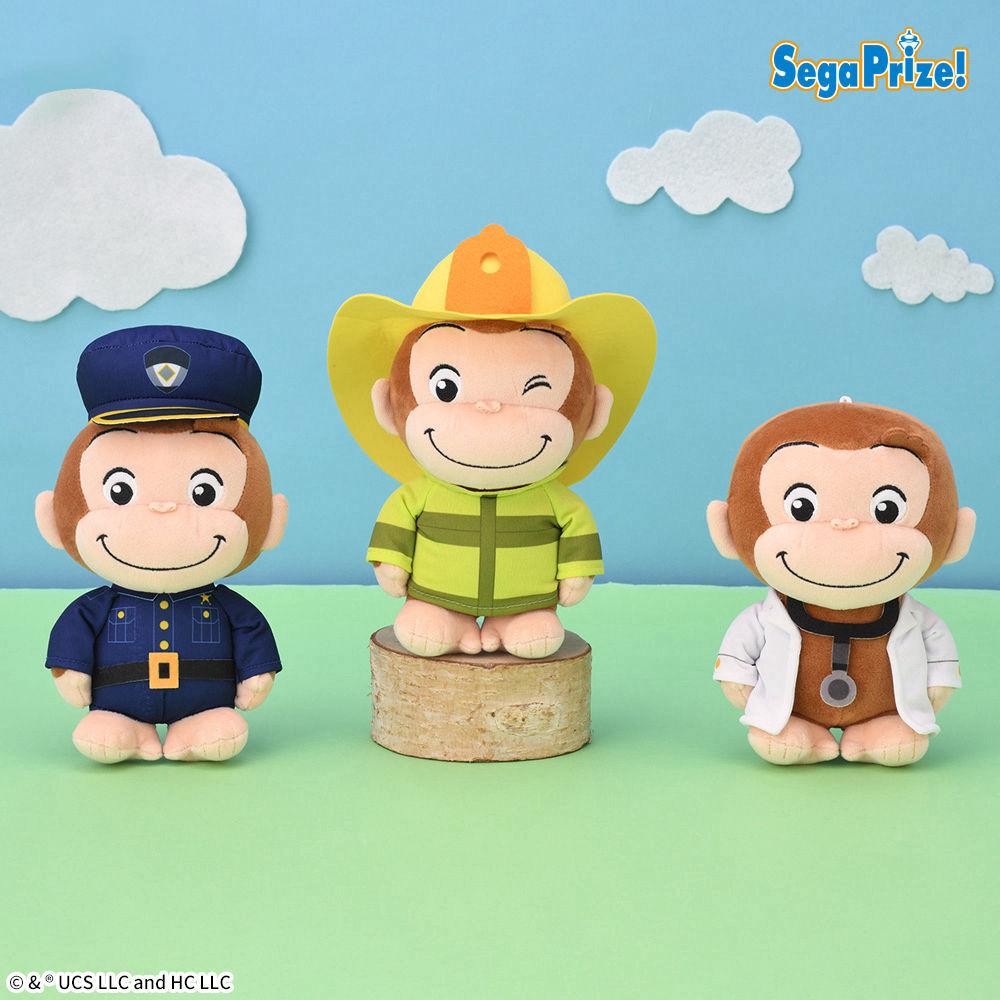 おさるのジョージ　ぽってりぬいぐるみ　おしごとシリーズVol．2（EX）