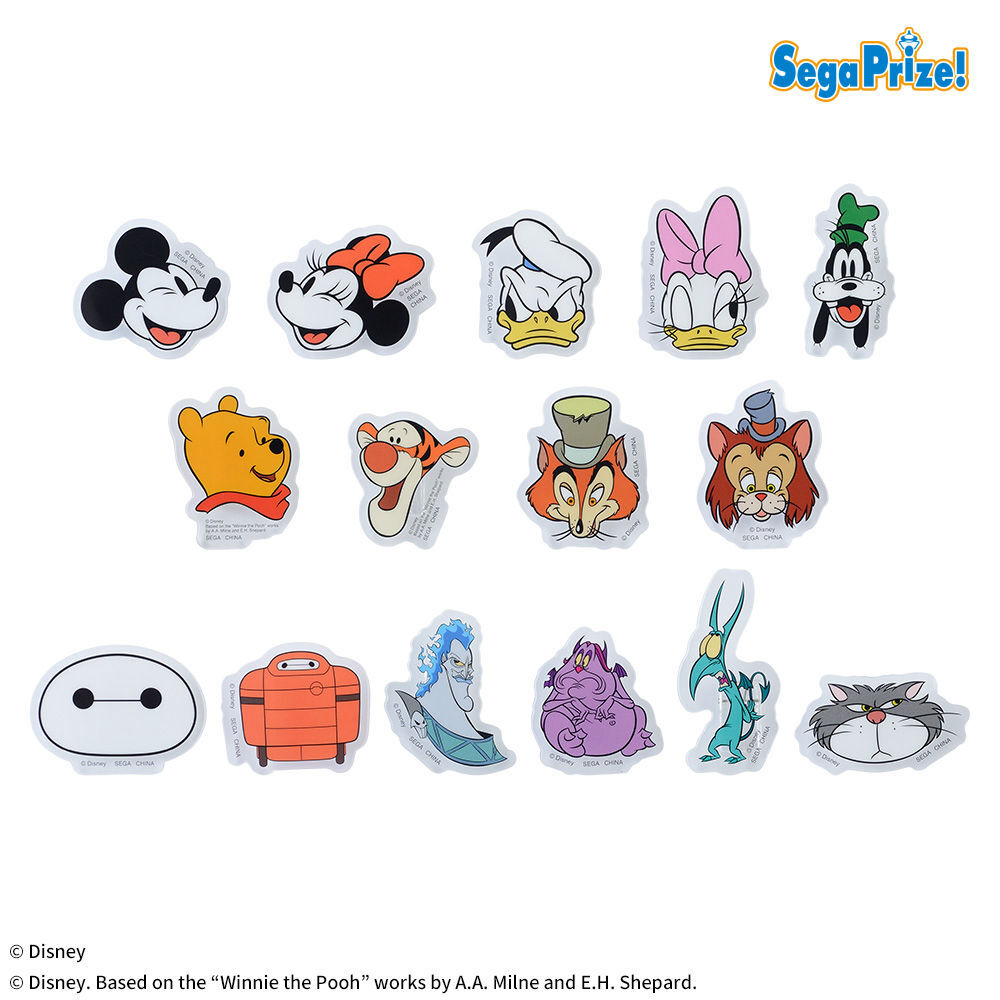 ディズニーキャラクター　アクリルクリップ（XS）