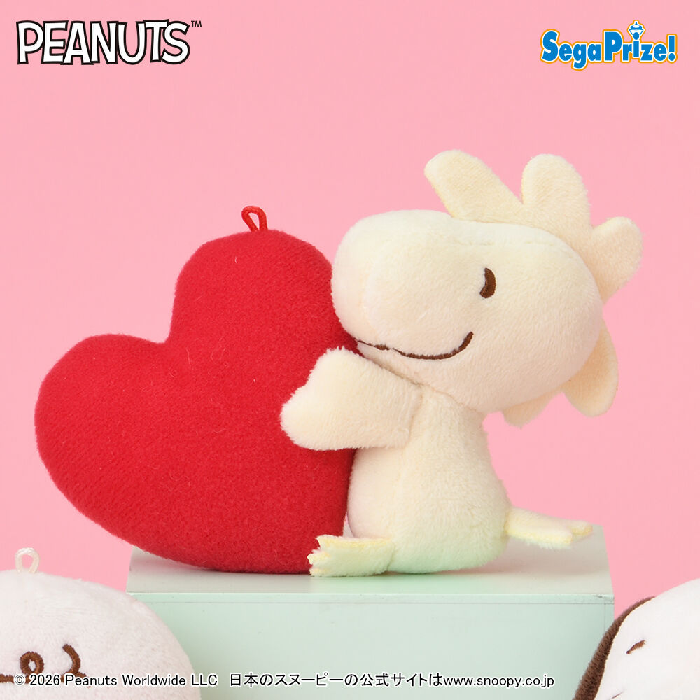 SNOOPY™　マスコット　ピンク×ハート