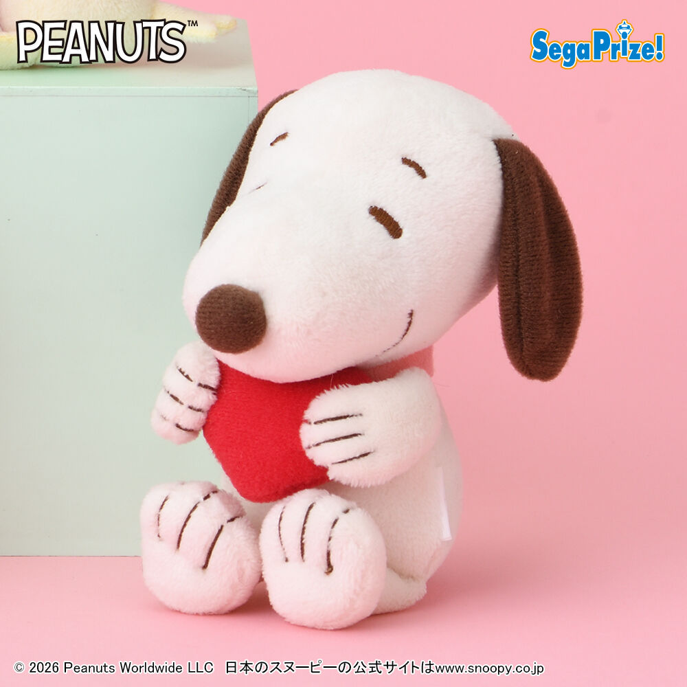 SNOOPY™　マスコット　ピンク×ハート