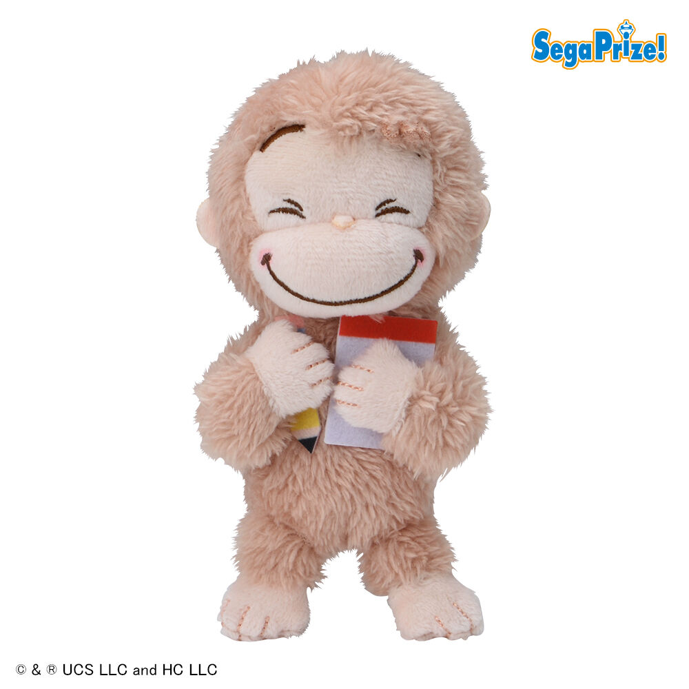 おさるのジョージ　赤いほっぺ　マスコット　おえかき