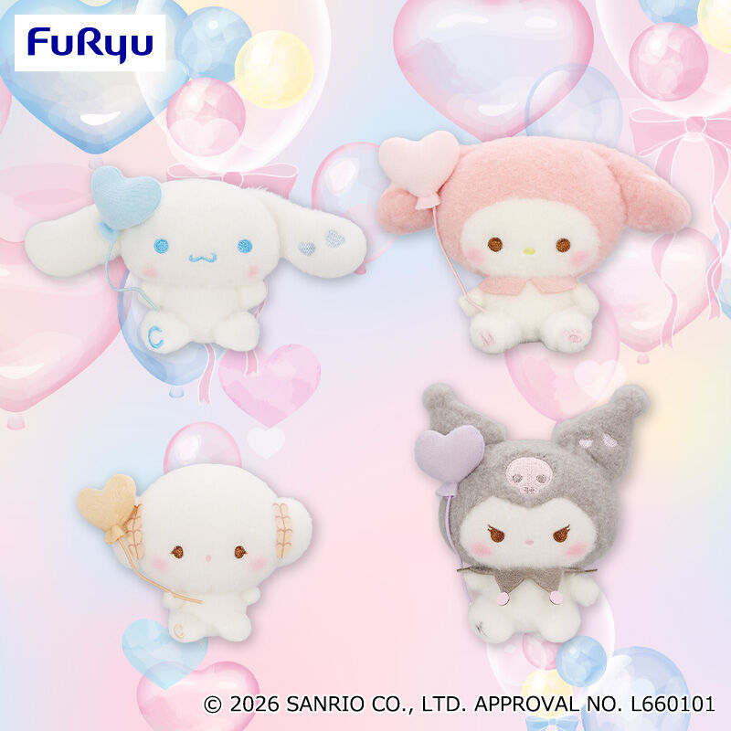 サンリオキャラクターズ　ミルキーボア ぷんわりハートフルバルーンマスコット
