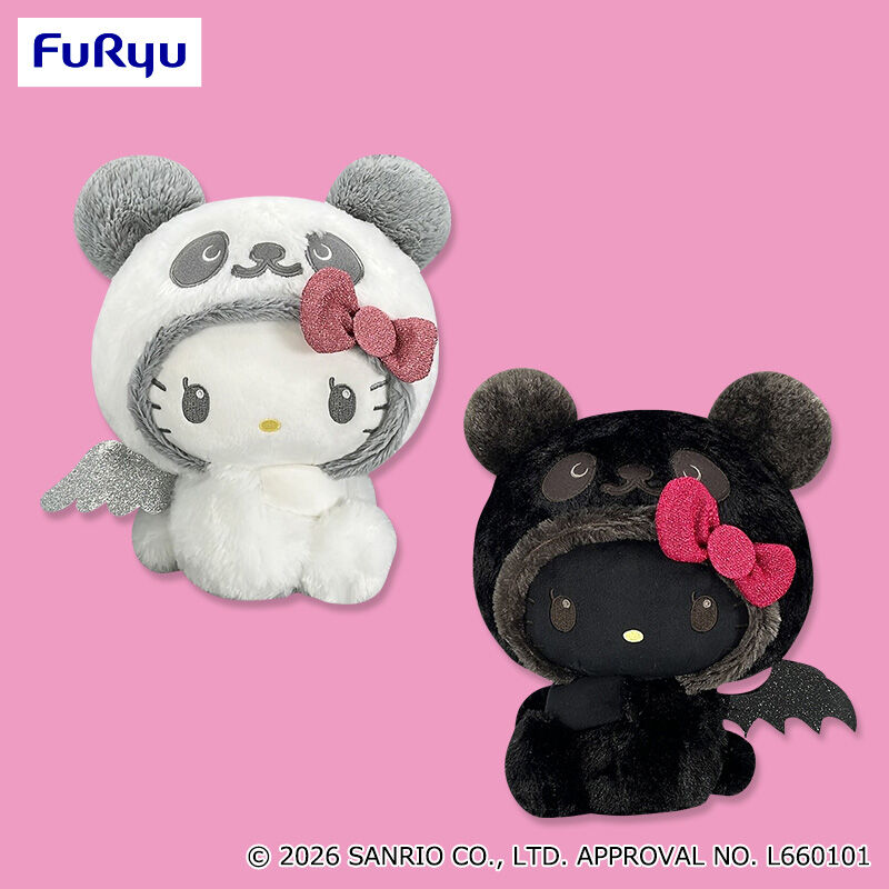 パンダ ハローキティ こあくま×てんしBIGぬいぐるみ