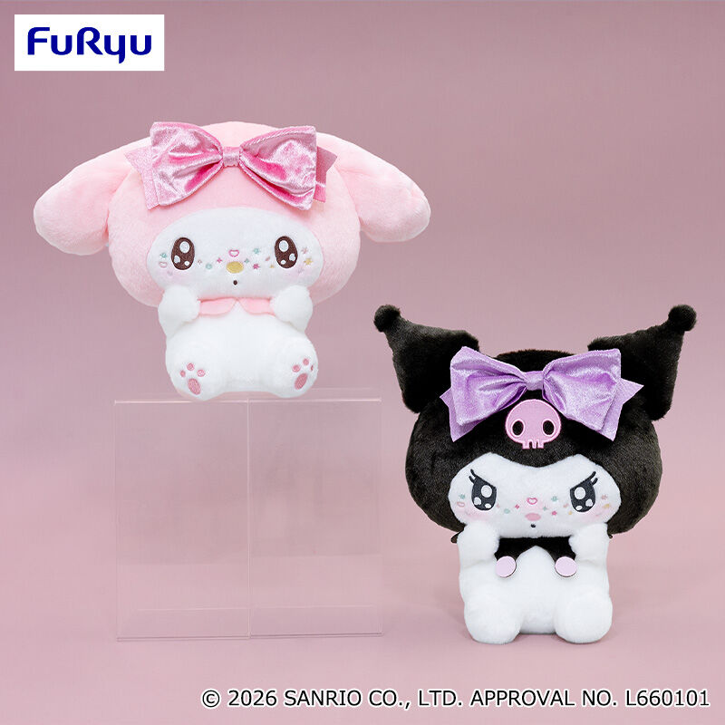 マイメロディ・クロミ きゅるるんそばかすBIGぬいぐるみ