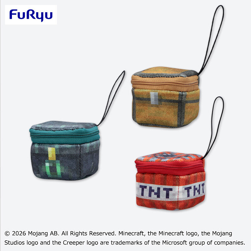 マインクラフト ブロックポーチマスコット