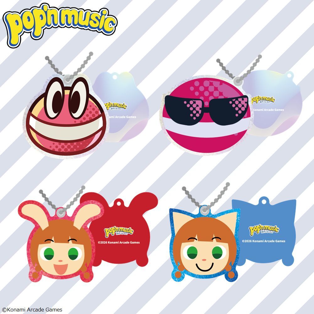 pop’n music　コレクタブルダイカットミラー