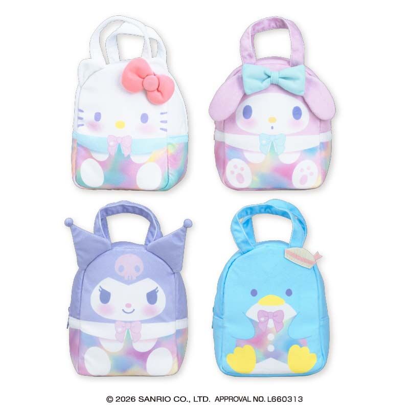 サンリオキャラクターズ パステルレインボーふわふわバッグ