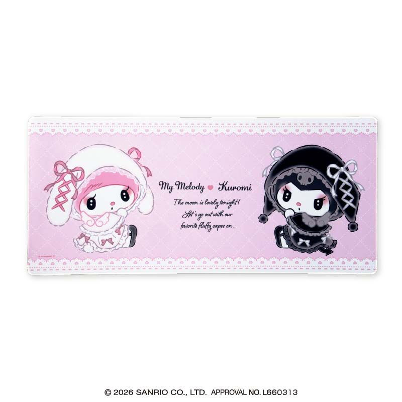 マイメロディ♡クロミ 月夜のメロクロラバーマット