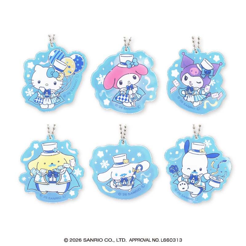 サンリオキャラクターズ ほわいとまじっくミニアクリルキーホルダー