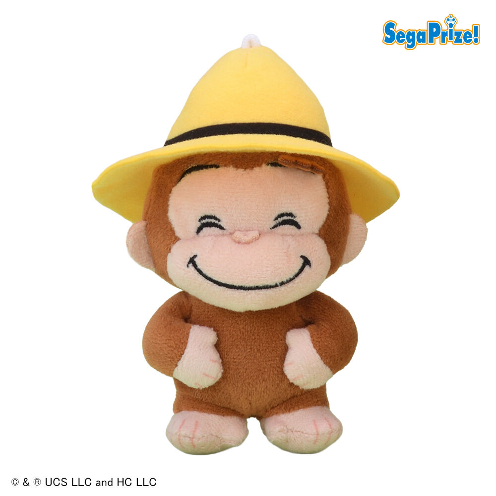 おさるのジョージ　ぽってりマスコット　黄色い帽子