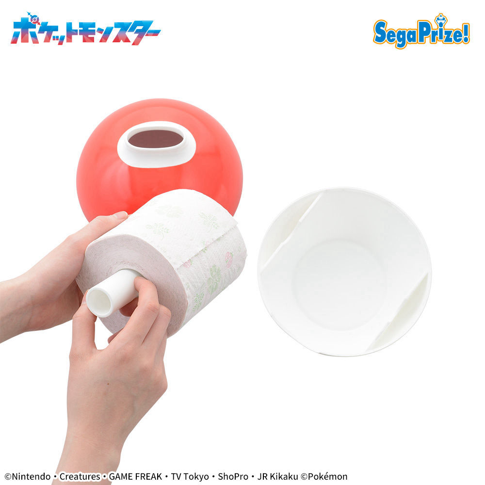 ポケットモンスター　[PtZ]モンスターボール風デザインティッシュケース