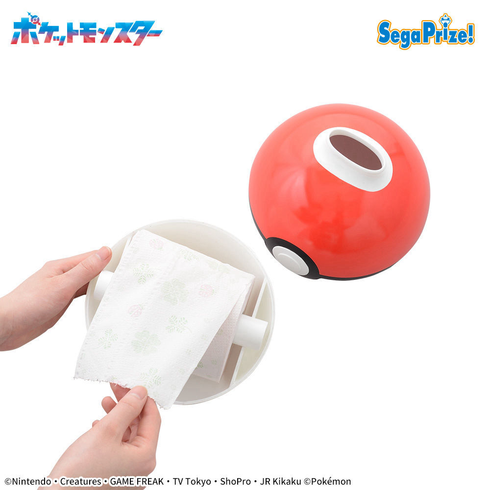 ポケットモンスター　[PtZ]モンスターボール風デザインティッシュケース