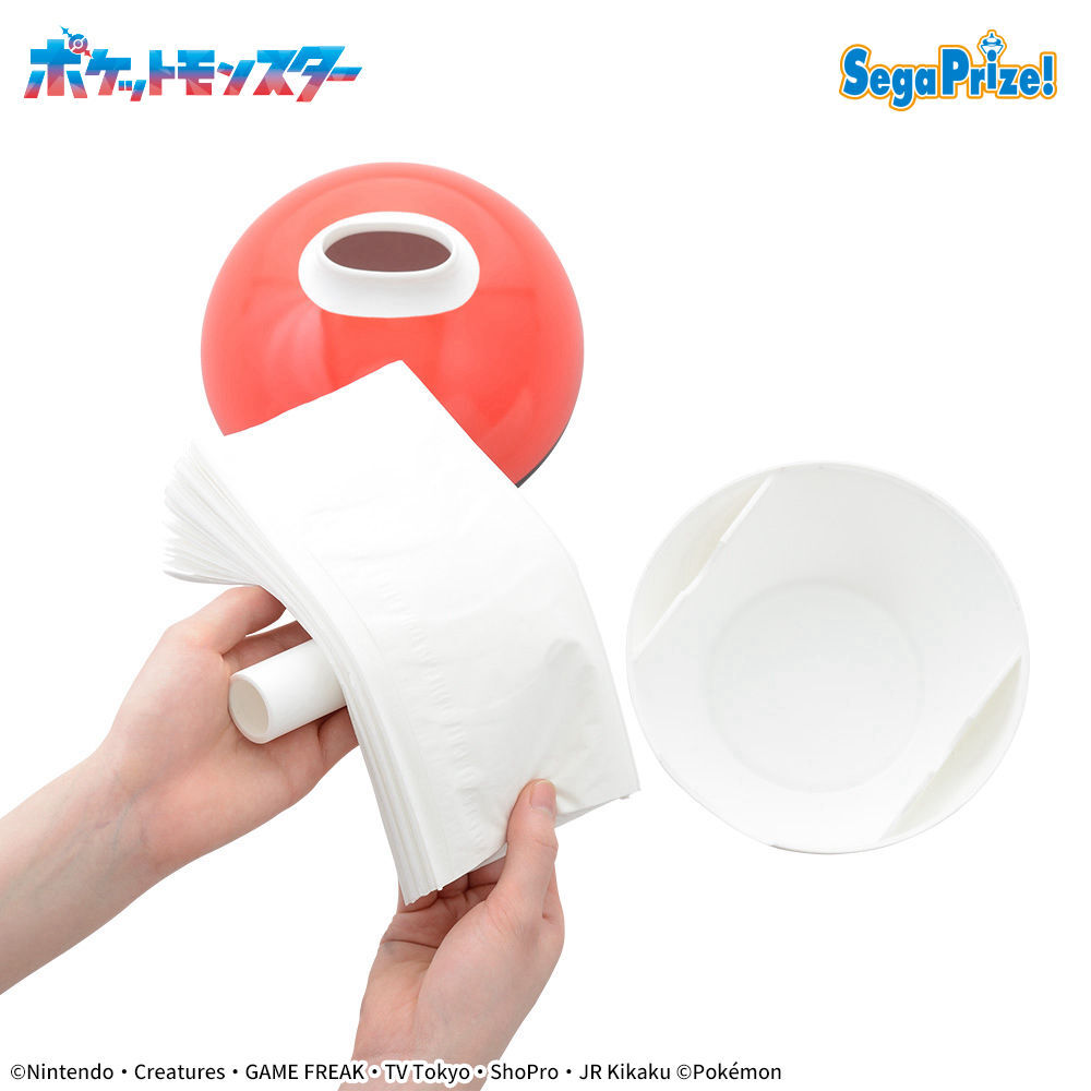 ポケットモンスター　[PtZ]モンスターボール風デザインティッシュケース