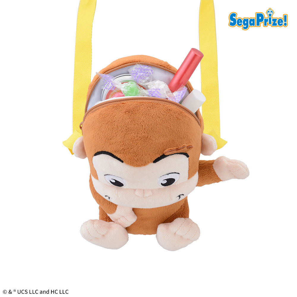 おさるのジョージ　[PtZ]ぬいぐるみバッグ　ぽってり