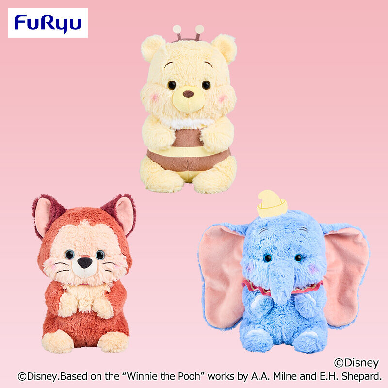 ディズニーキャラクター Aimery BIGぬいぐるみ～くまのプーさん・ダイナ・ダンボ～