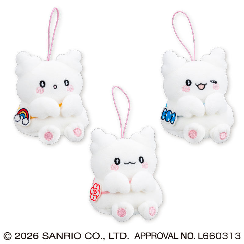 はなまるおばけ ポシェットマスコットなの