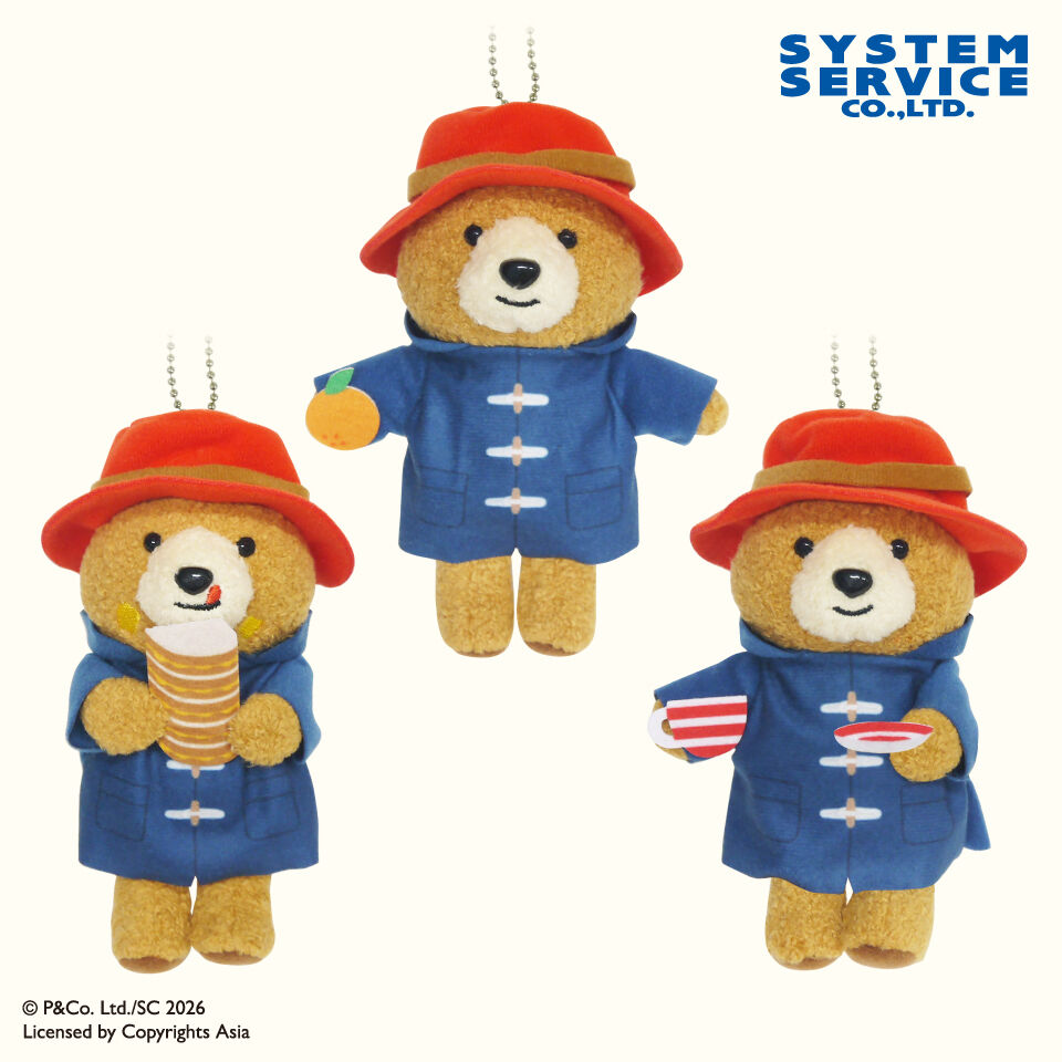 パディントン(TM) ボールチェーン付きぬいぐるみ Vol．1