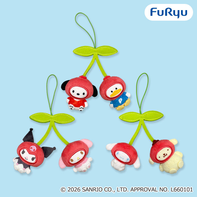サンリオキャラクターズ なかよしさくらんぼペアマスコット