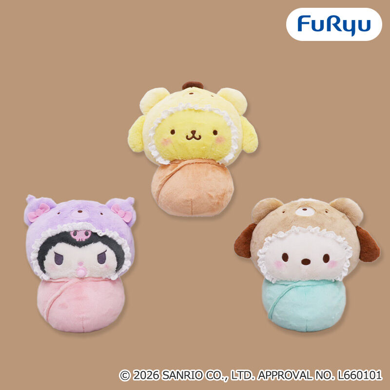 サンリオキャラクターズ ラテクマベビーおくるみBIGぬいぐるみvol．2