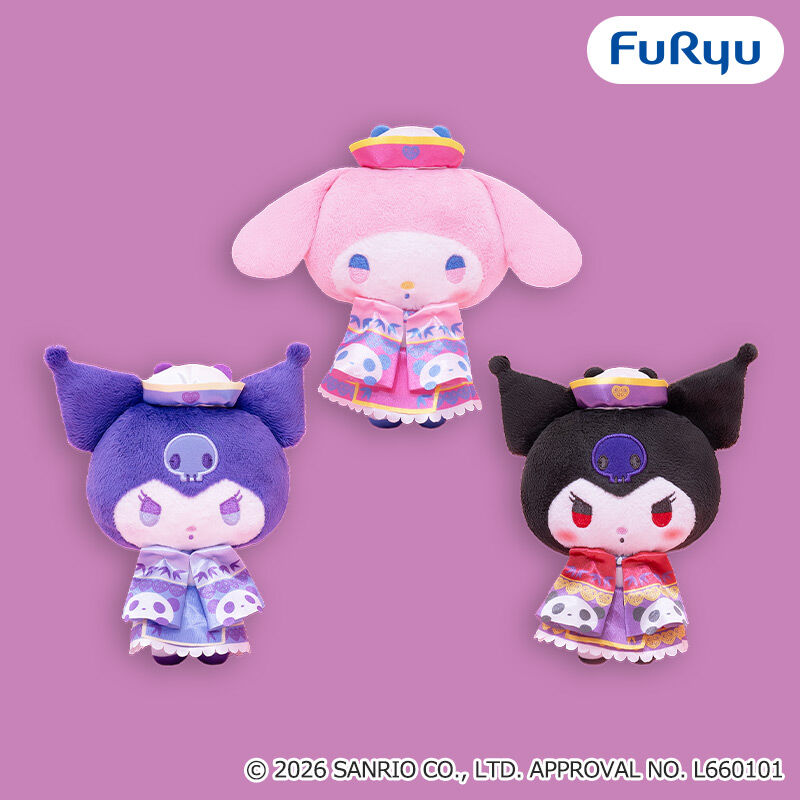 マイメロディ・クロミ ロリータキョンシーぬいぐるみ