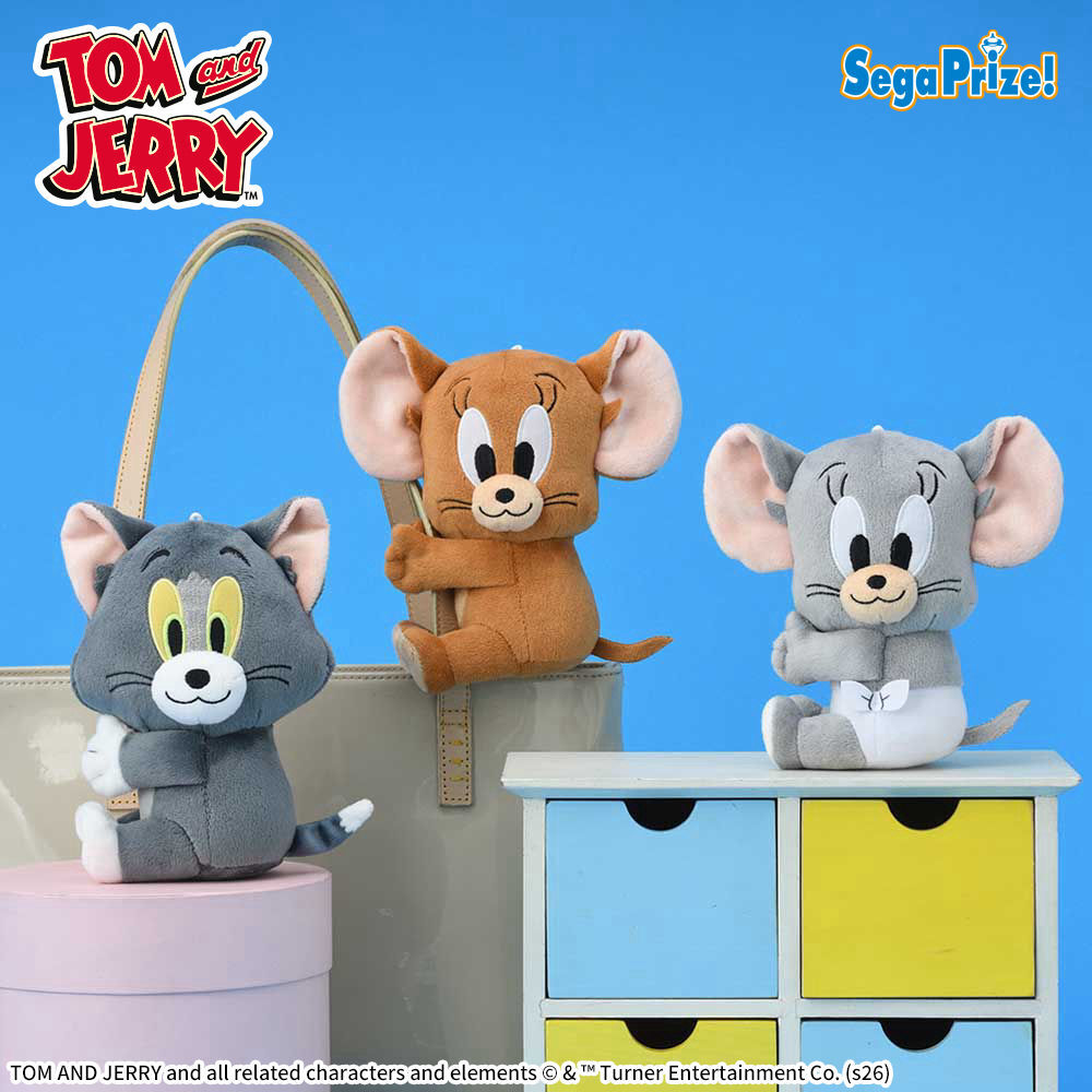 トムとジェリー　くっつき　ぬいぐるみ（EX）