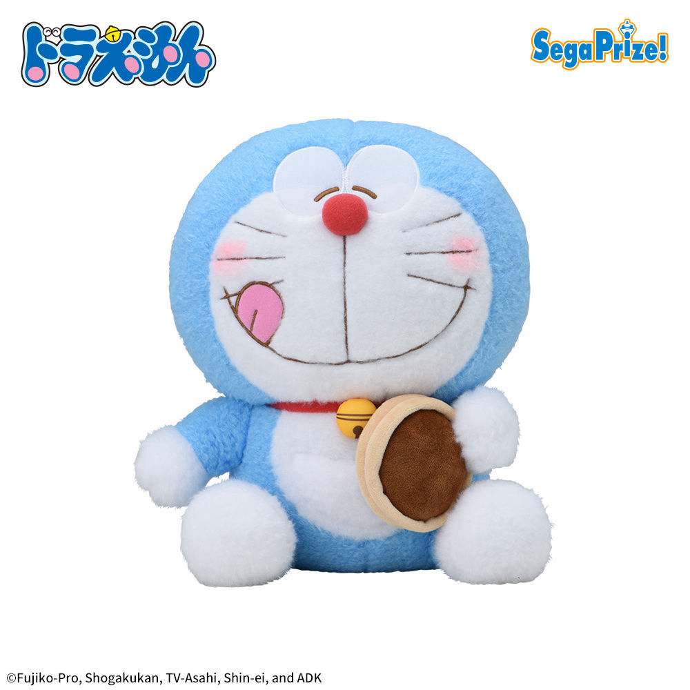 ドラえもん　赤いほっぺ　Lぬいぐるみ　どら焼き大好きVer．