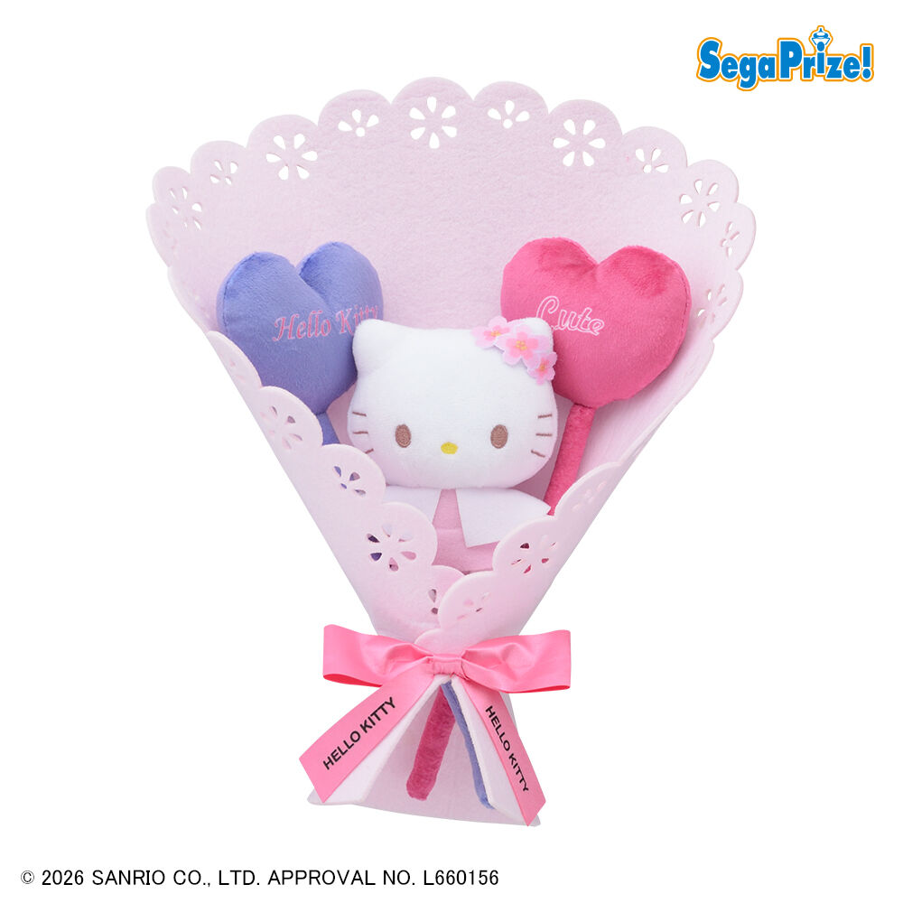 ハローキティ　ブーケぬいぐるみ（EX）