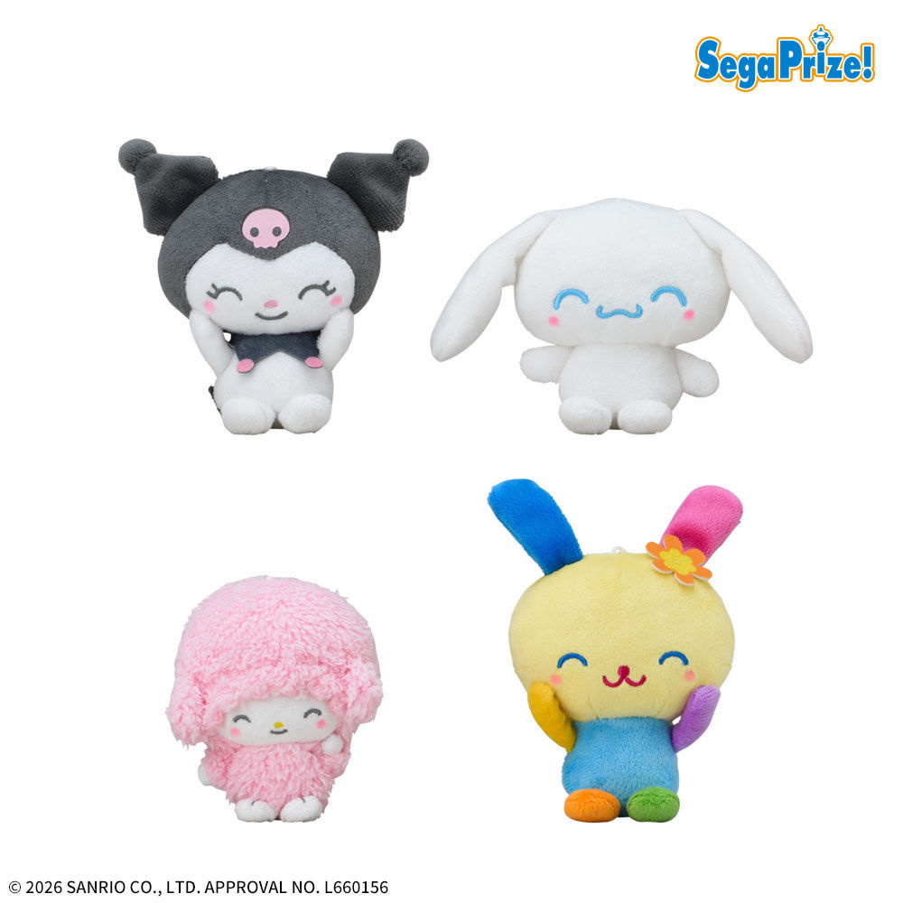 ゆるかわ　サンリオキャラクターズ　マスコット　にこにこ