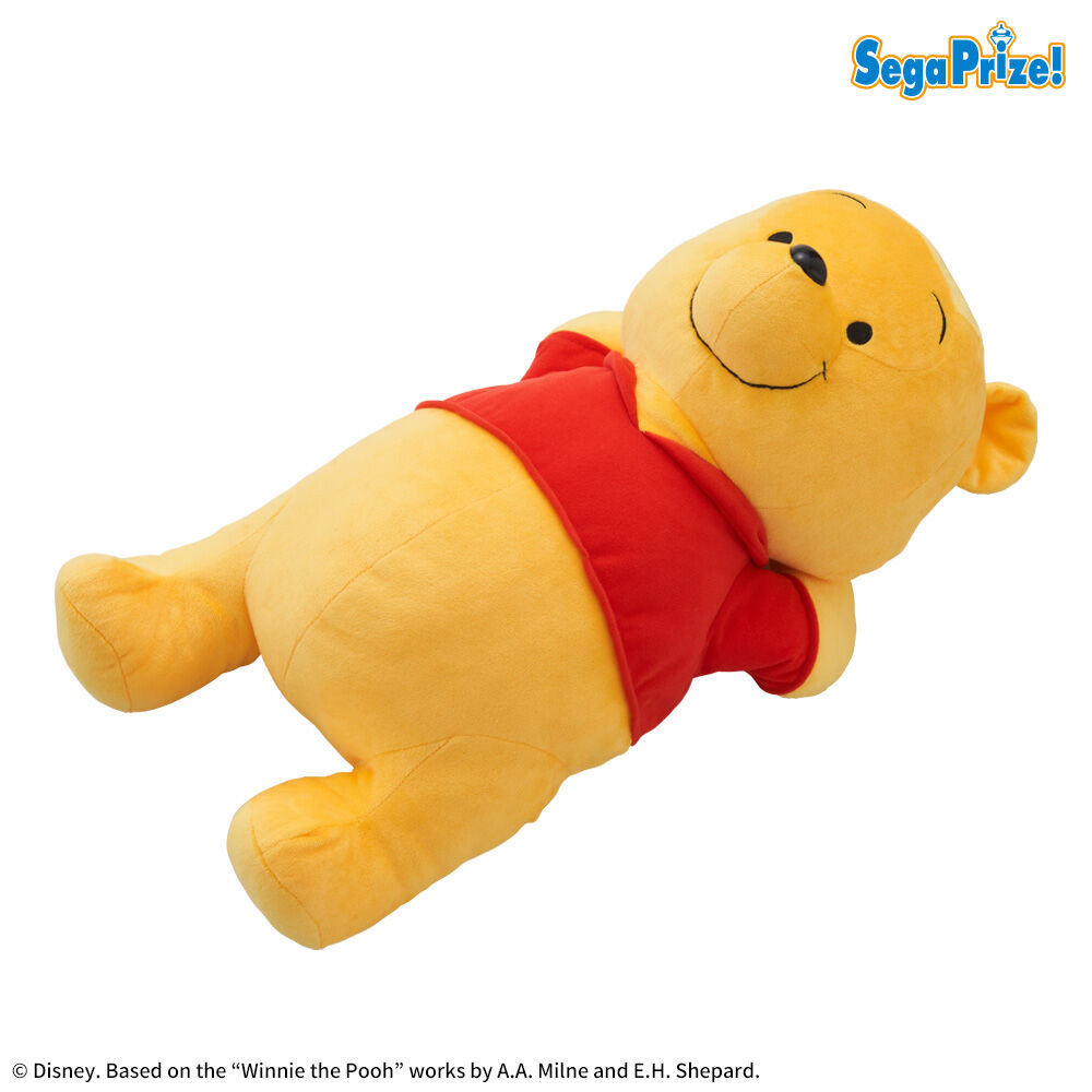 くまのプーさん　スーパーラージぬいぐるみ　仰向けポーズ