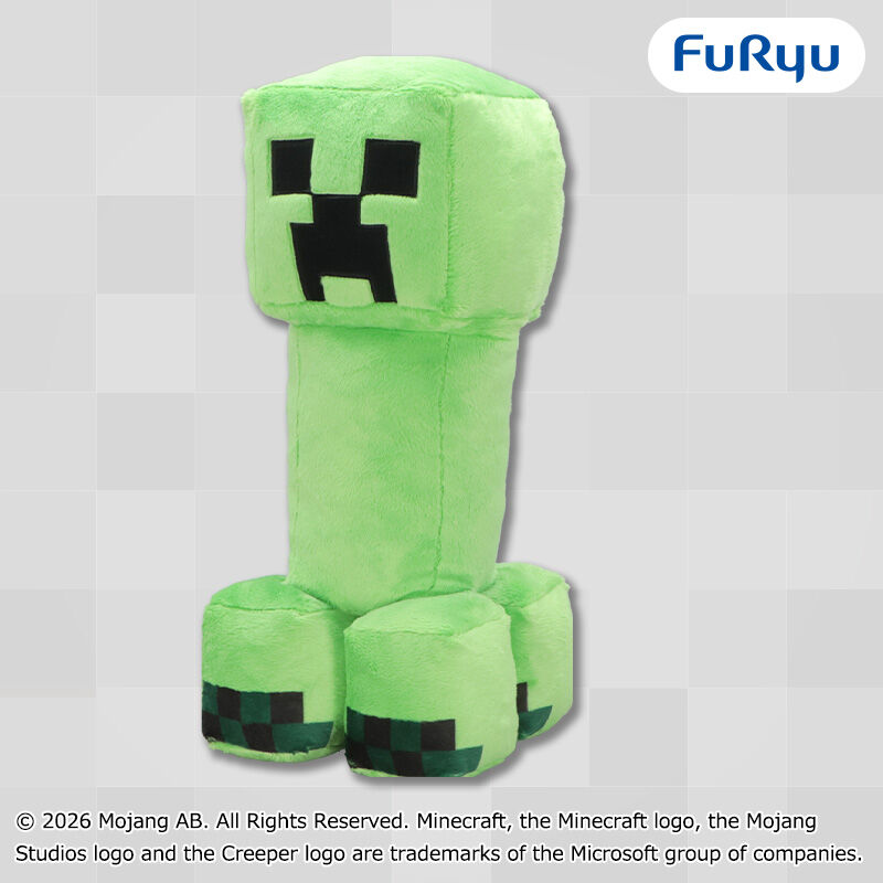 マインクラフト ふかふかクリーパーBIGぬいぐるみ