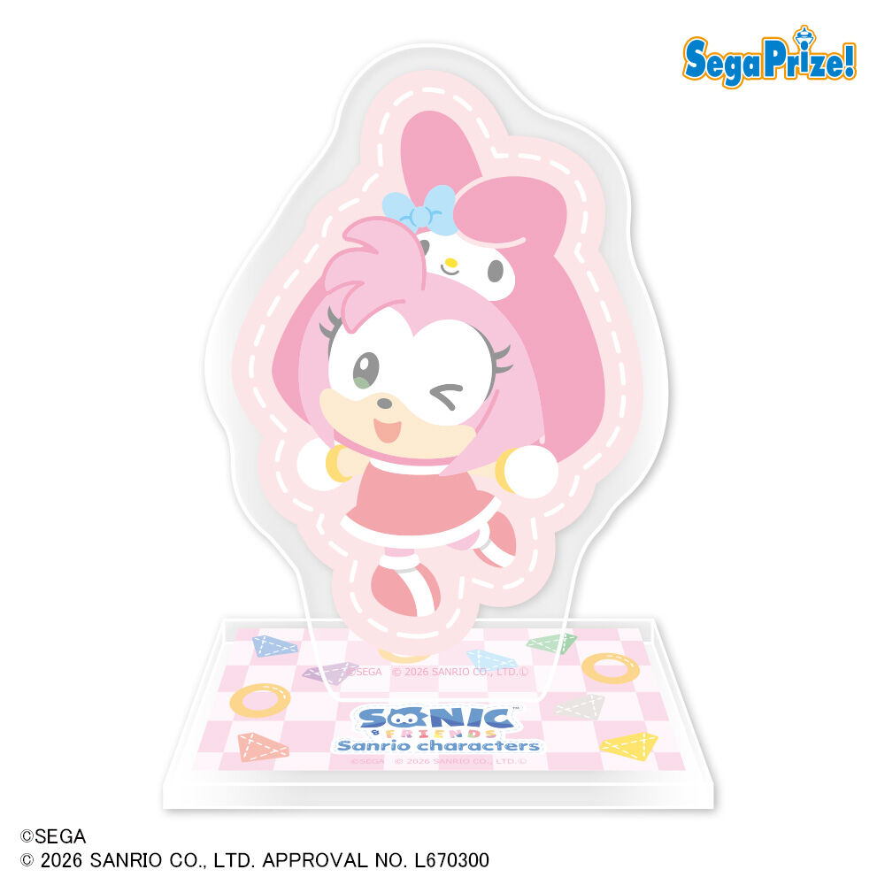 SONIC & FRIENDS×Sanrio characters　アクリルスタンド（EX）