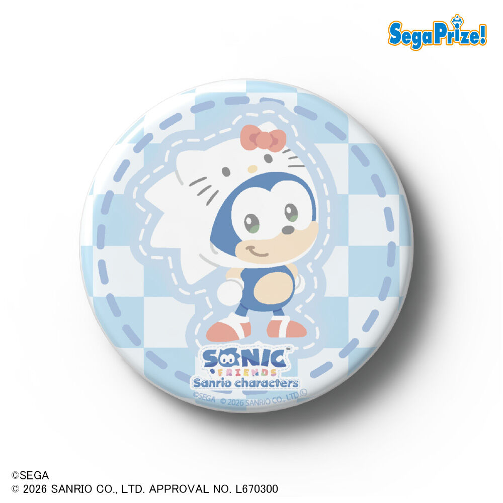 SONIC & FRIENDS×Sanrio characters　缶バッジ（EX）