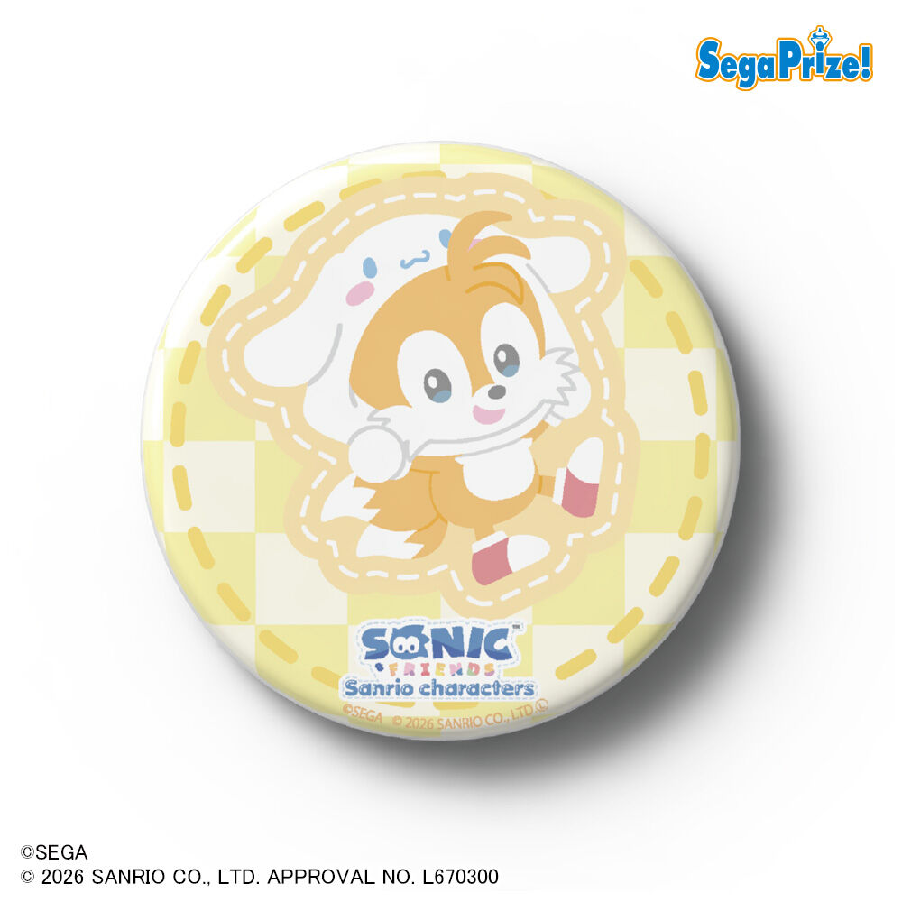 SONIC & FRIENDS×Sanrio characters　缶バッジ（EX）