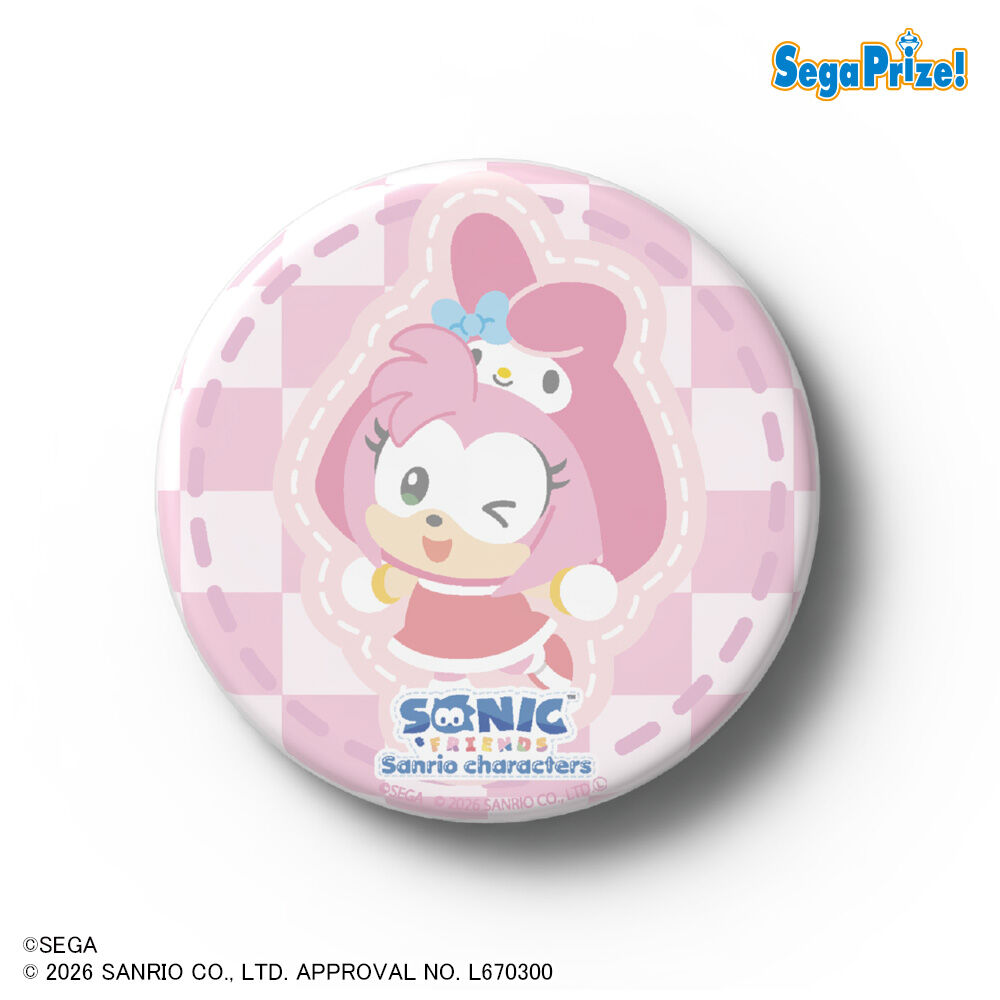 SONIC & FRIENDS×Sanrio characters　缶バッジ（EX）