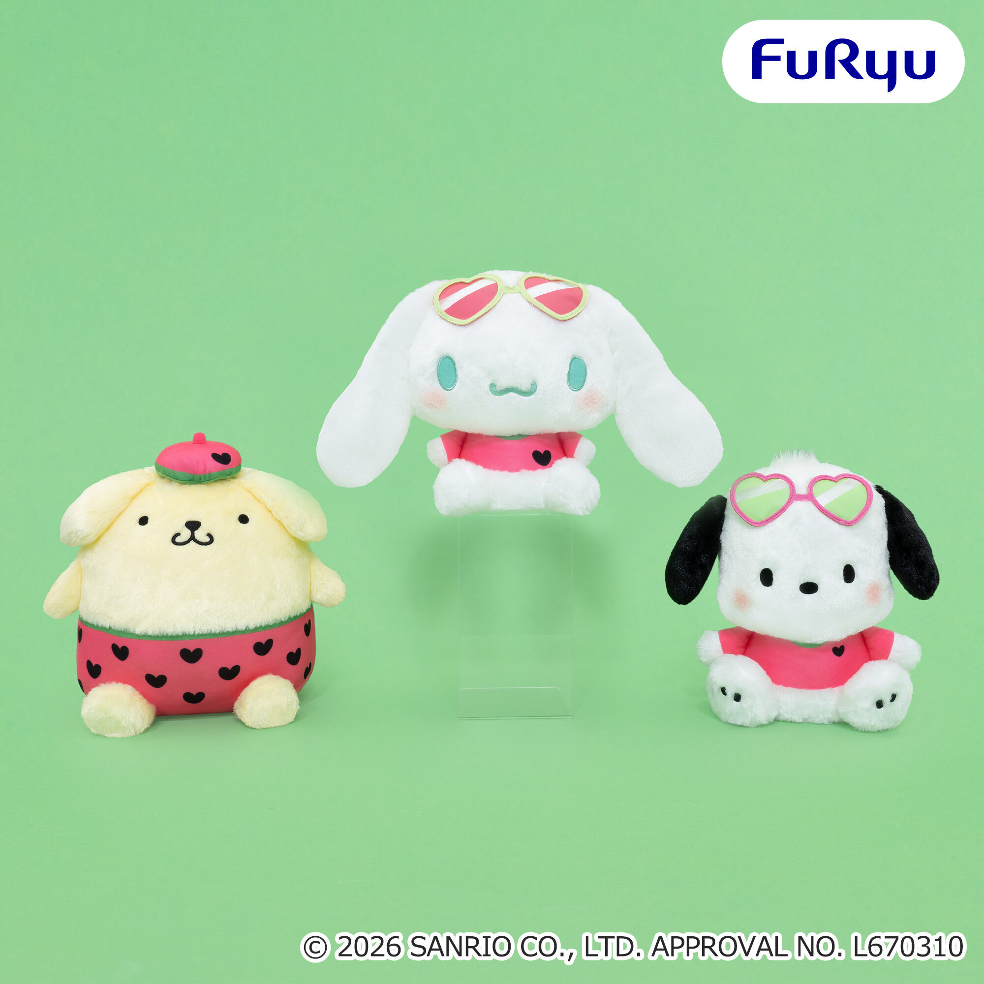 サンリオキャラクターズ スイカマニアBIGぬいぐるみ