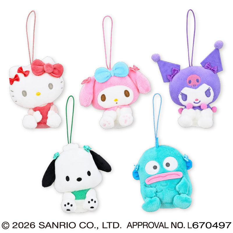 サンリオキャラクターズ リボンおすわりちょいデカマスコット